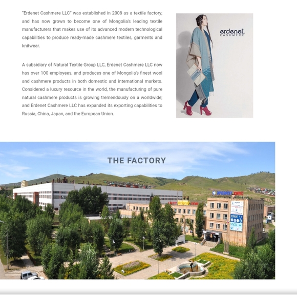 Erdenet Cashmere Gray Sweater Dress Made in Mongolia Size XS - Picture 4 of 6